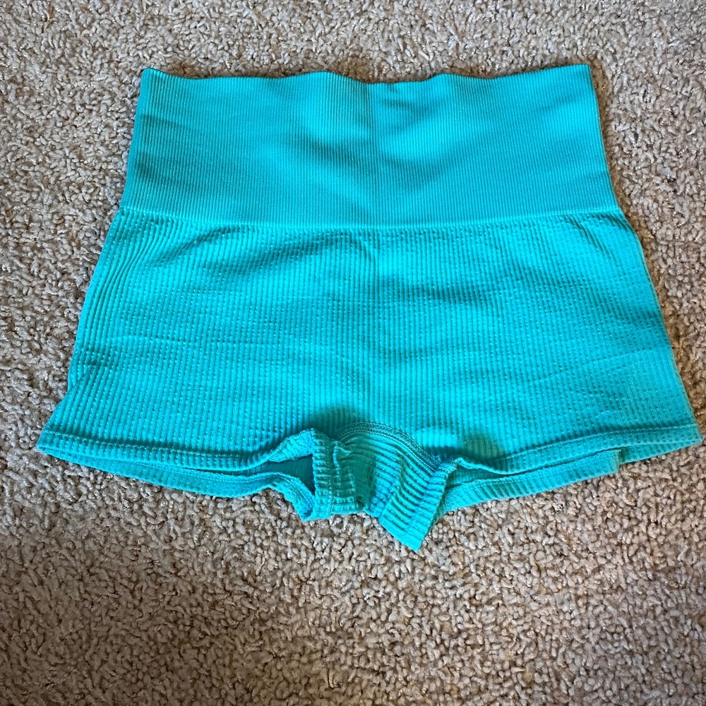 Blue sleep shorts